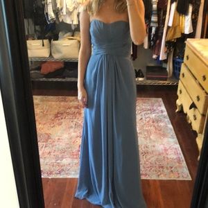 🦋Steel Blue David’s Bridal Bridesmaid’s Dress🦋